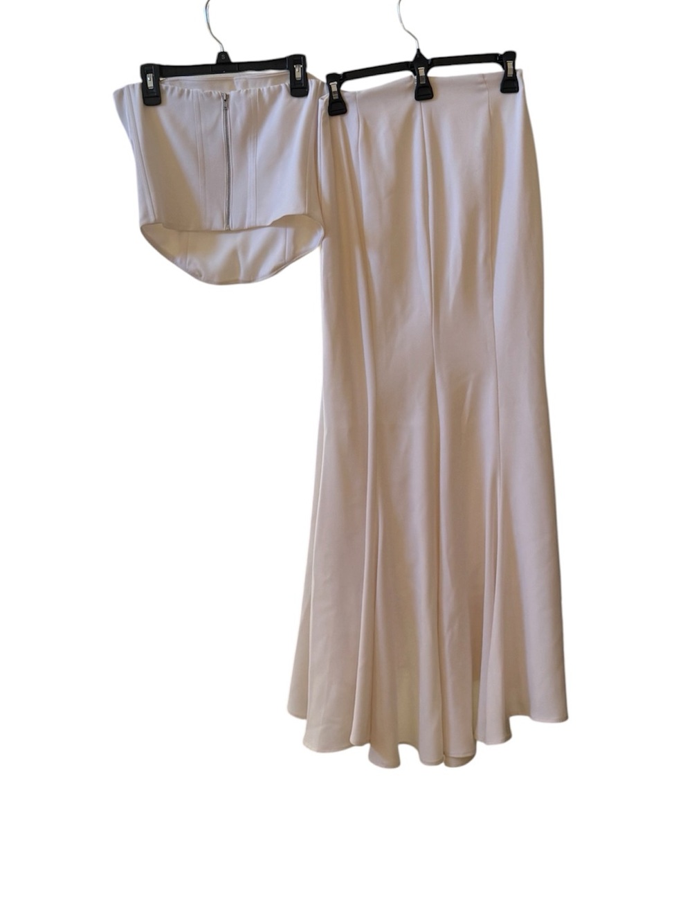 REFORMATION Haisley Corset Two Piece Set in Ivory/Natural Sz 6 - Picture 6 of 9